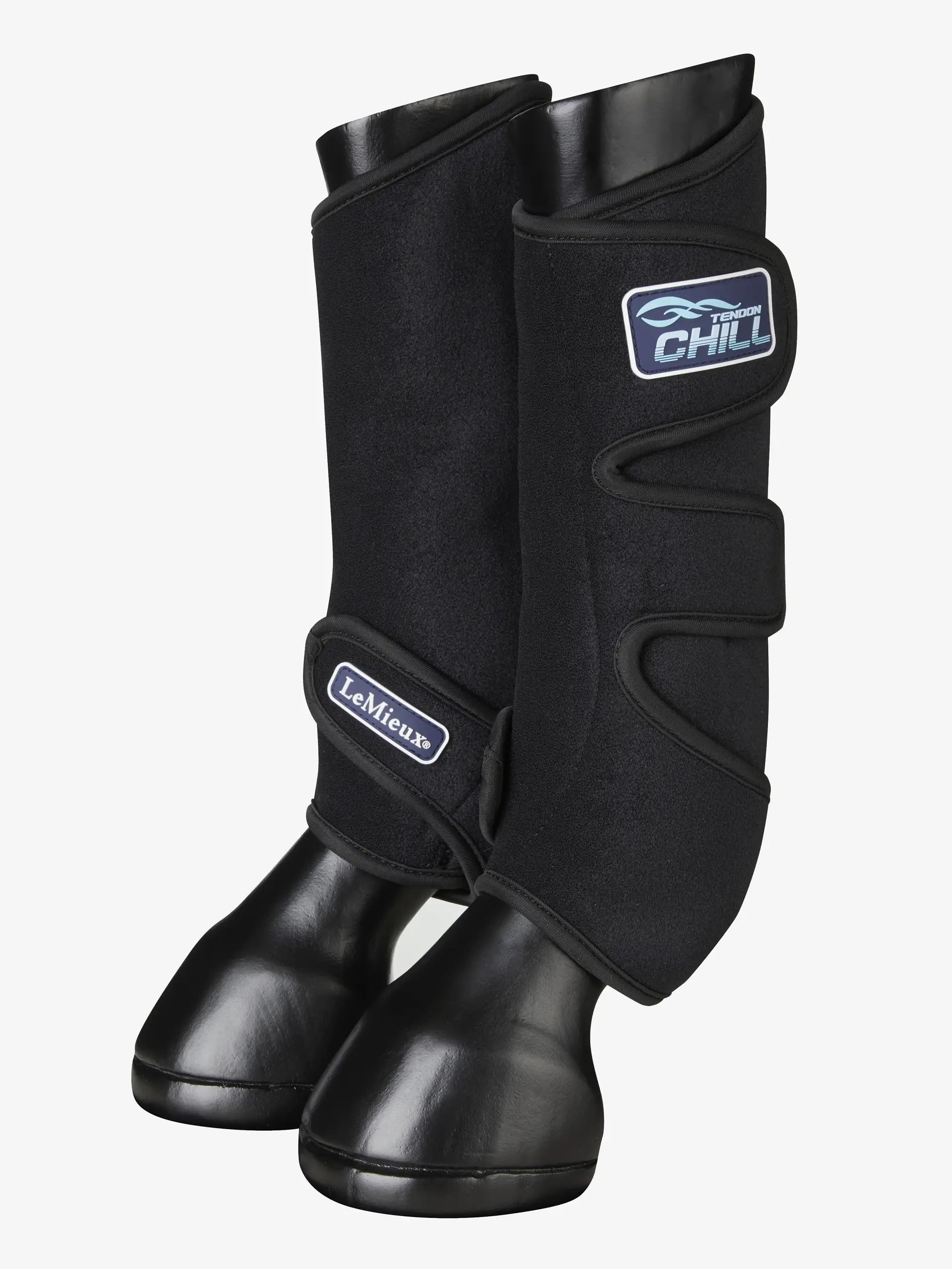 Lemieux Tendon Chill Boots: Horse Leg Protection, Cooling Ice Boots, Equine Therapy, Black