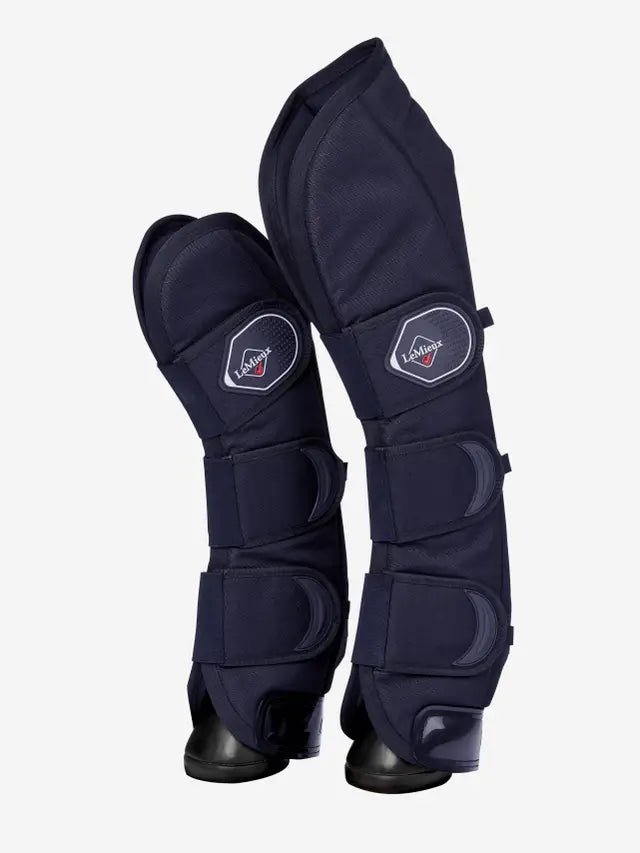 LeMieux Travel Boots Navy: Horse Leg Protection, Ballistic Nylon, Carbon Nano-Fibre Lining, Heat & Sweat Control, Travel Wardrobe Essential