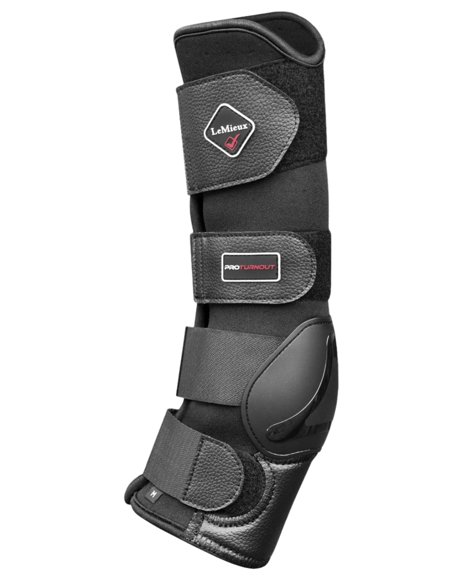 LeMieux ProTurnout Boots Black: Horse Turnout Boots, Protection, Ventilated Neoprene, Skid Cap, Black