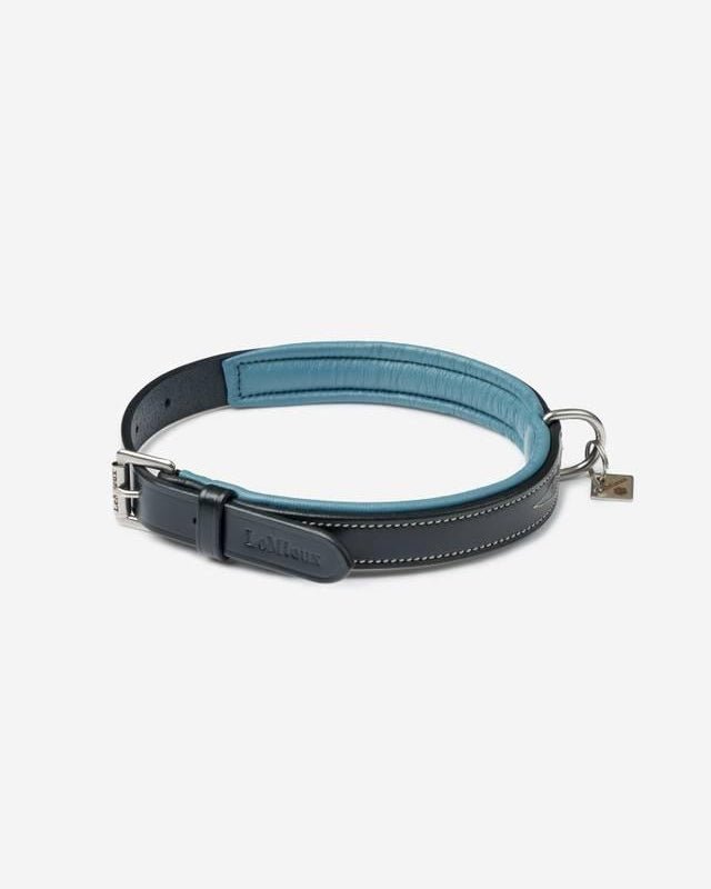 LeMieux Windsor Dog Collar Ice Blue/Black | Equiflair