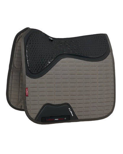LeMieux Le Cool Grip Dressage Saddle Pad - Grey, Anti-Slip, Cooling, Equiflair