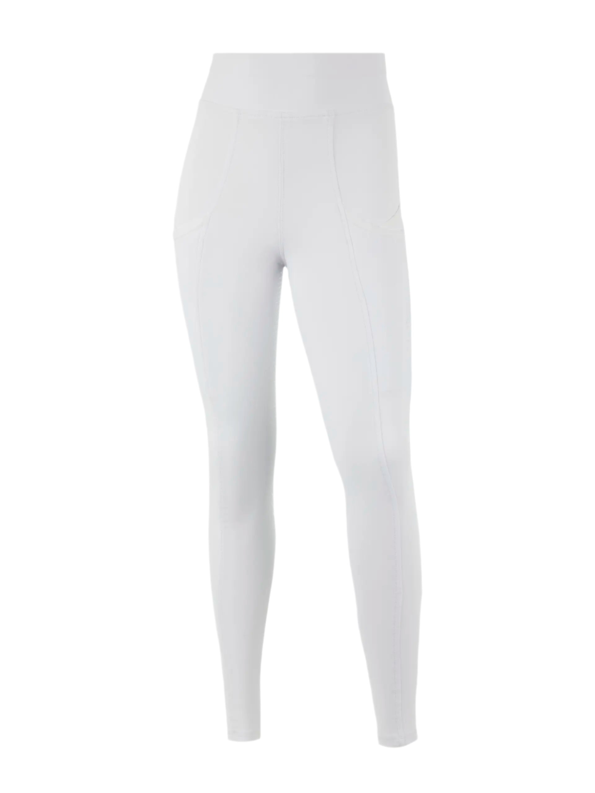 White Lemieux Young Rider Pull-On Breeches - Comfortable Equestrian Riding Pants