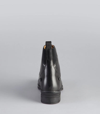 Black Leather Paddock Boots Ladies Riding Boot Back View Equiflair
