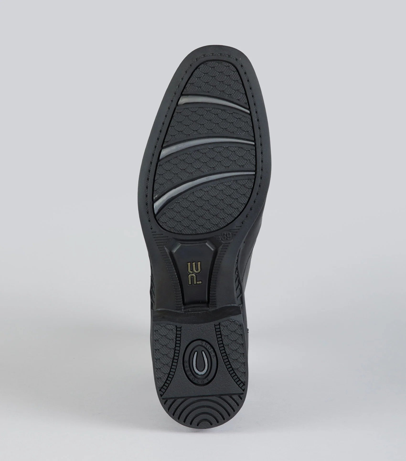 PREMIER EQUINE Black Leather Riding Boot, Paddock Boot - Sole View