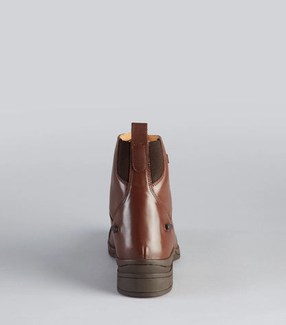PREMIER EQUINE Loxley Brown Leather Paddock/Riding Boot for Ladies - Premium Quality, Comfortable Fit