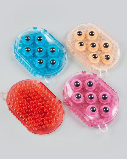 Magnetic Horse Massage Mitts: Blue, Peach, Red & Pink. Equine Therapy and Grooming Aid