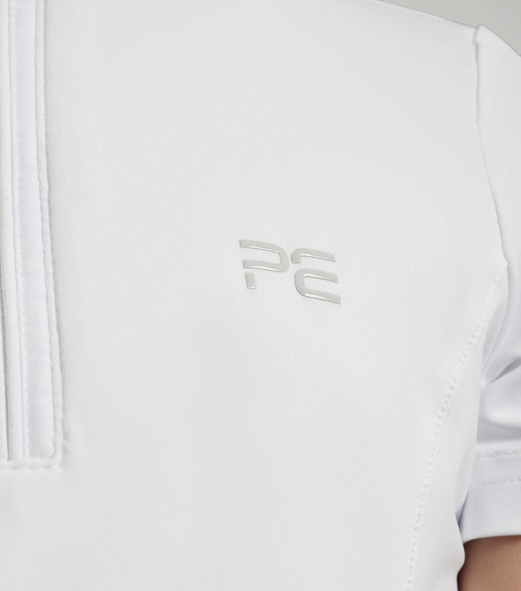Premier Equine Girls White Diamante Show Shirt - Shop Competition Apparel