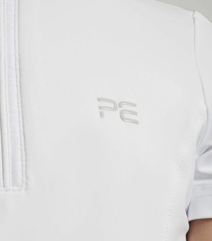 Premier Equine Girls White Diamante Show Shirt - Shop Competition Apparel