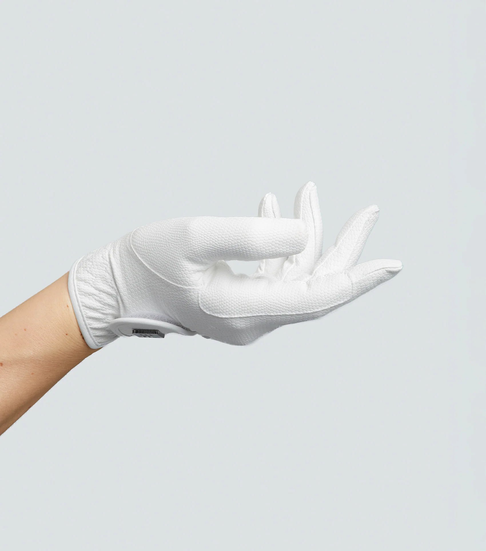 PREMIER EQUINE METARO Junior Riding Gloves: White, Reptilian Grip, Touchscreen Compatible Equestrian Glove