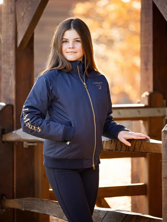 LEMIEUX Young Rider Elite Team Jacket in Navy - Equiflair: Stylish Equestrian Apparel