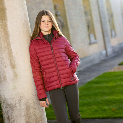 LeMieux Young Rider Milly Puffer Jacket in Ember - Lightweight & Water-Resistant