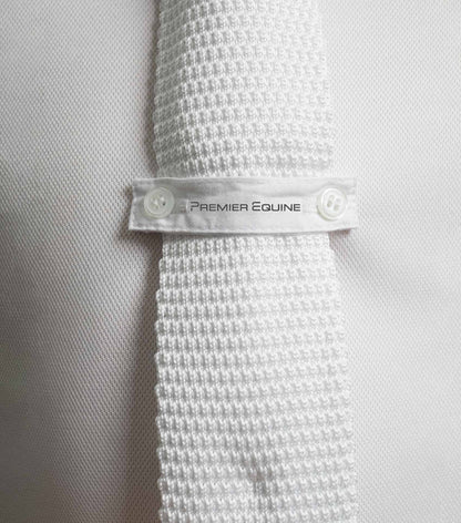 Premier Equine Boy's White Show Shirt: Short Sleeve, Equestrian Competition Attire