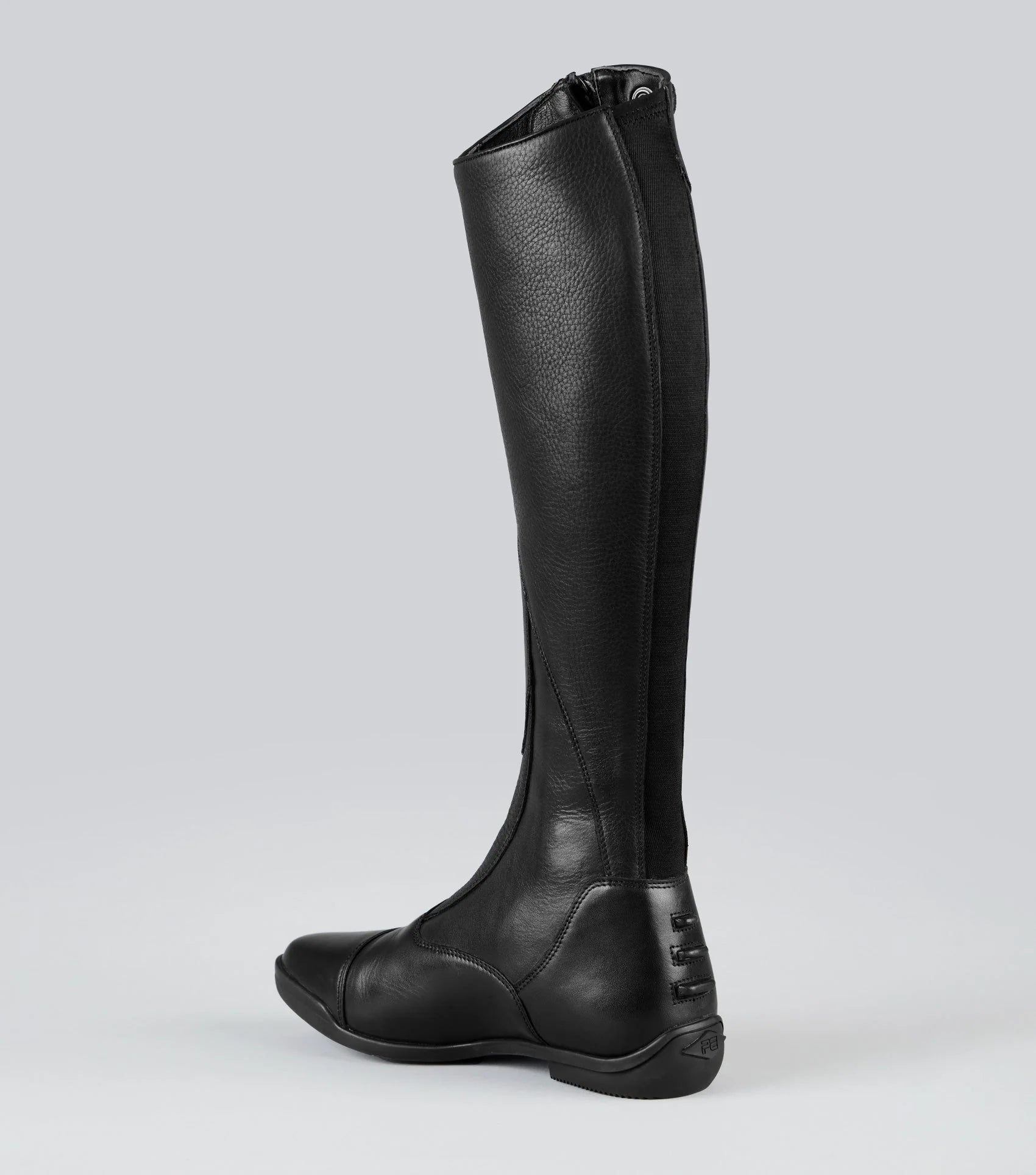 Premier Equine Black Leather Riding Boot. Women's Dressage Equestrian Footwear.