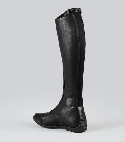 Premier Equine Black Leather Riding Boot. Women's Dressage Equestrian Footwear.