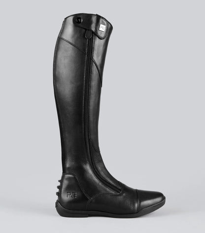 Premier Equine Black Leather Tall Riding Boots for Women - Equestrian Dressage Boots
