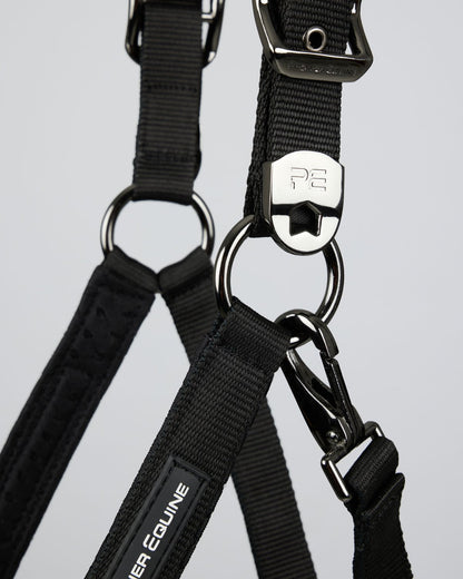 PREMIER EQUINE Necto 3D Mesh Head Collar with Lead Rope - Black: Adjustable, Comfortable, Premium Horse Headcollar, Equestrian Supplies