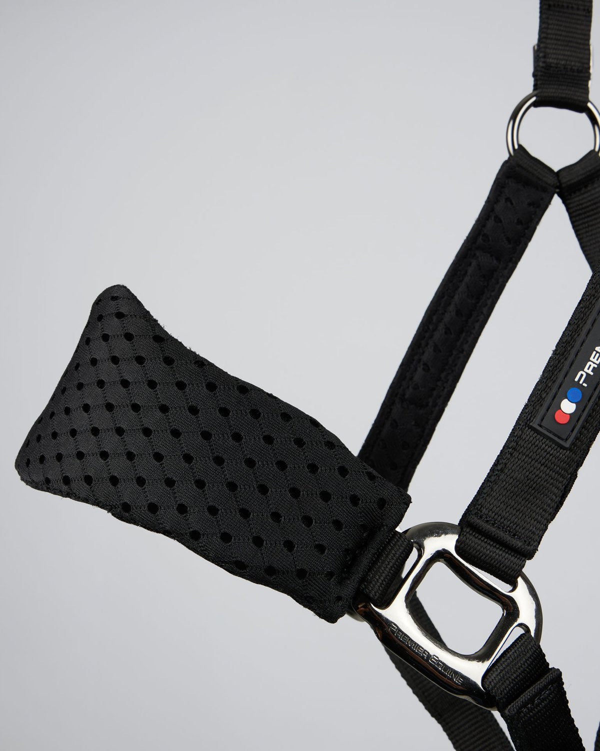 PREMIER EQUINE Necto 3D Mesh Head Collar for Horses - Black. Comfortable, Adjustable Horse Halter with Lead Rope. Equiflair.