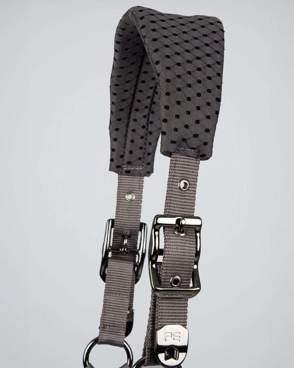 Premier Equine Necto 3D Mesh Head Collar with Lead Rope Grey