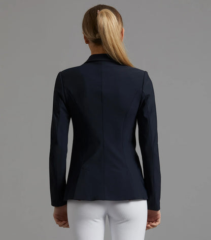 PREMIER EQUINE Navy Ladies Competition Jacket: Breathable Equestrian Show Coat
