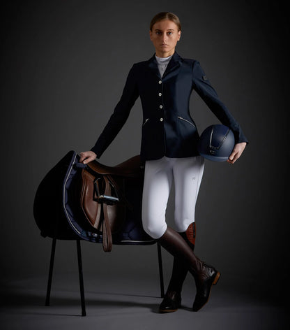 Premier Equine Navy Ladies Competition Jacket: Stylish Equestrian Attire