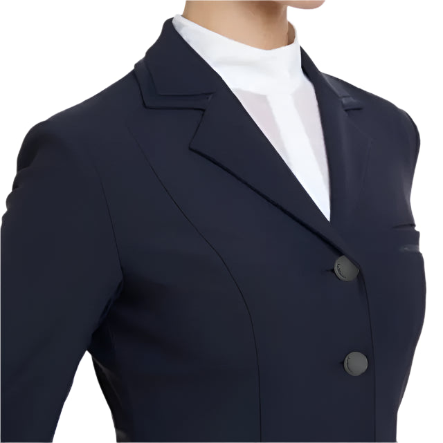 LEMIEUX ZOE Show Jacket Navy - Equestrian Competition Attire, Sleek Design, Breathable Fabric, Stud Button Fastening