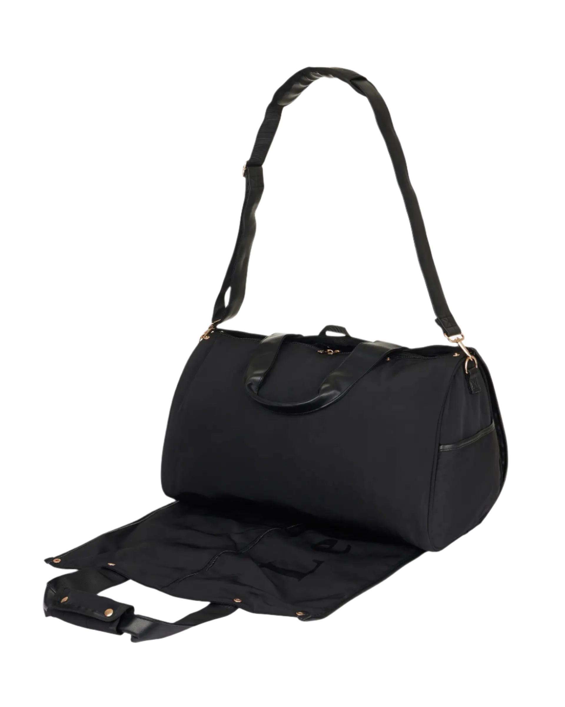 LeMieux Luxe Black Show Jacket Duffle Bag - Equestrian Travel & Clothing Carrier - Equiflair