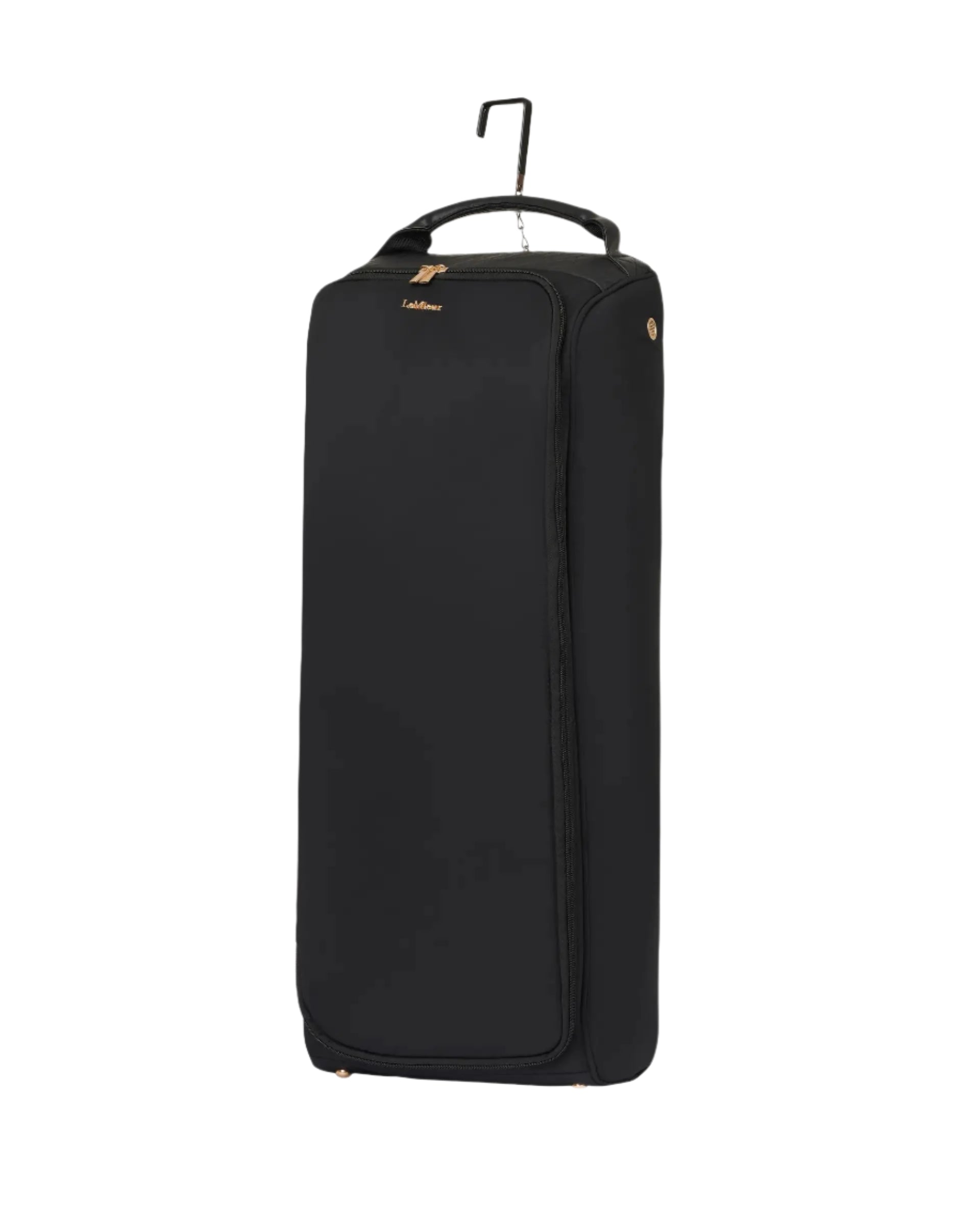 LeMieux Luxe Black Bridle Bag: Equestrian Tack Storage, Hanging Hook, Zip Pockets