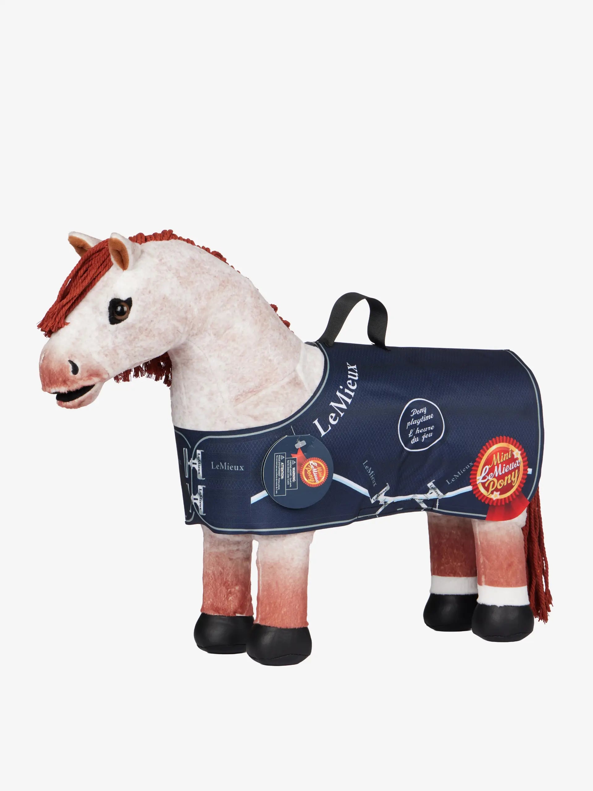 LeMieux Toy Pony Poppy: Strawberry Roan Plush Pony with Blanket and Accessories