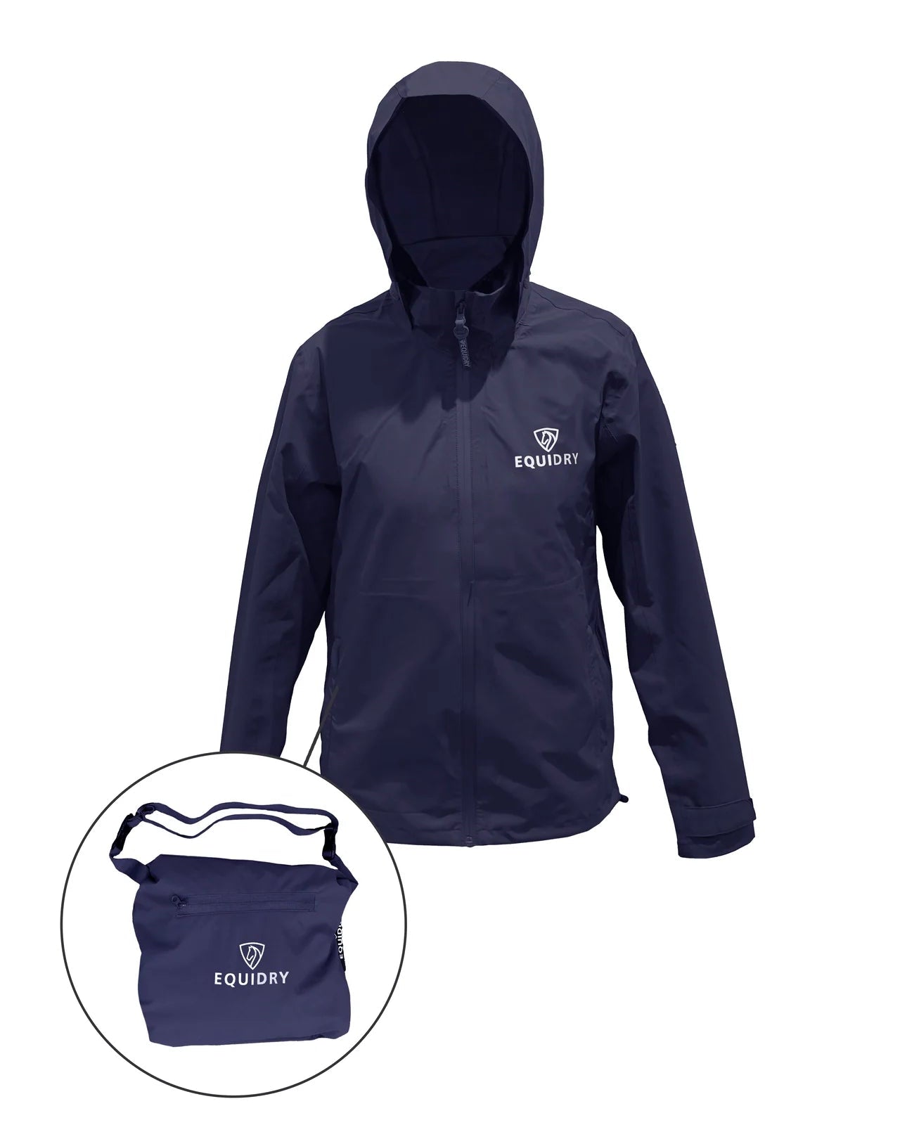 EQUIDRY Nimbus Pack Away Jacket Men's Navy