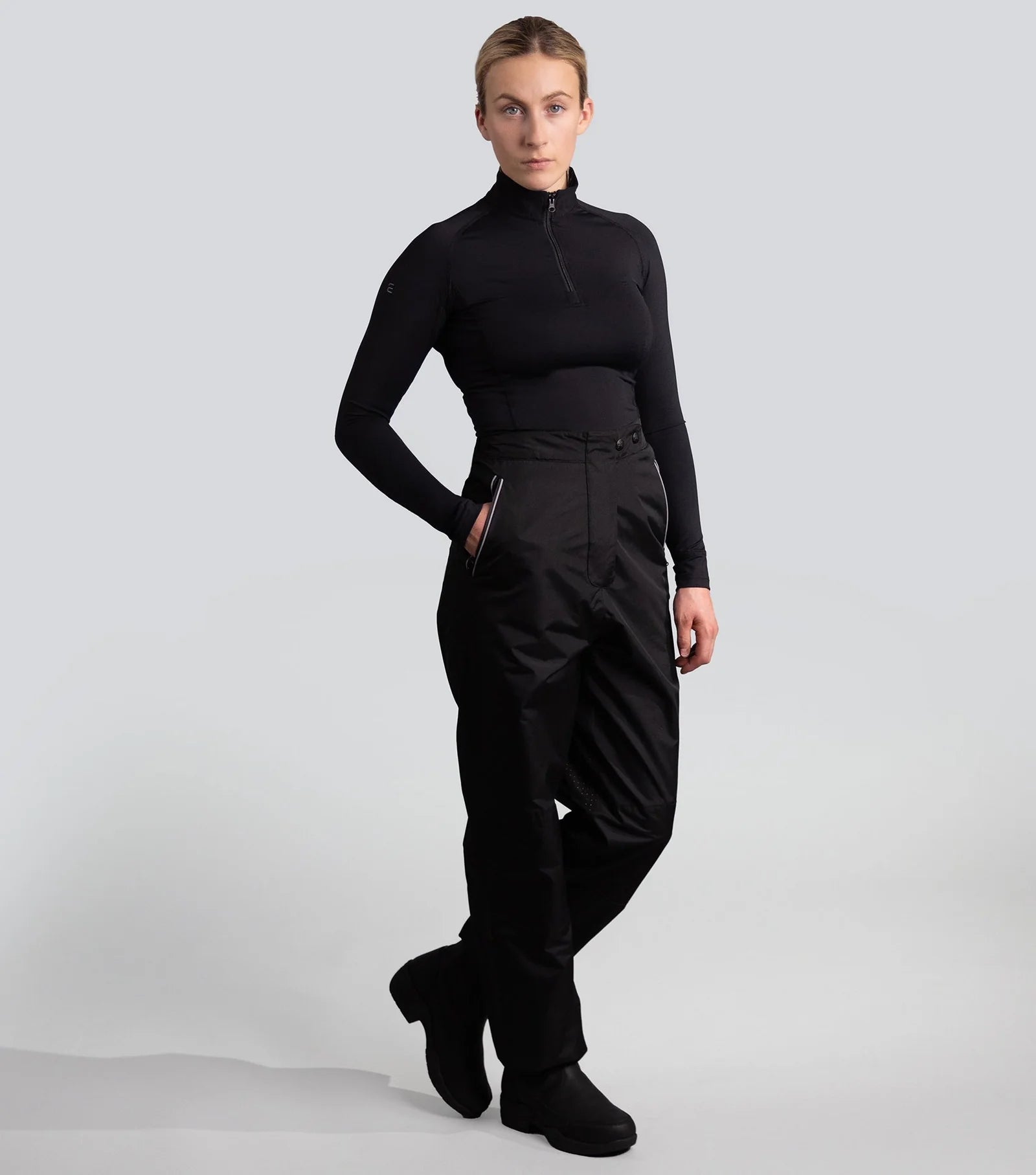 Premier Equine NOX Duo Waterproof Riding Trousers Black | Equiflair