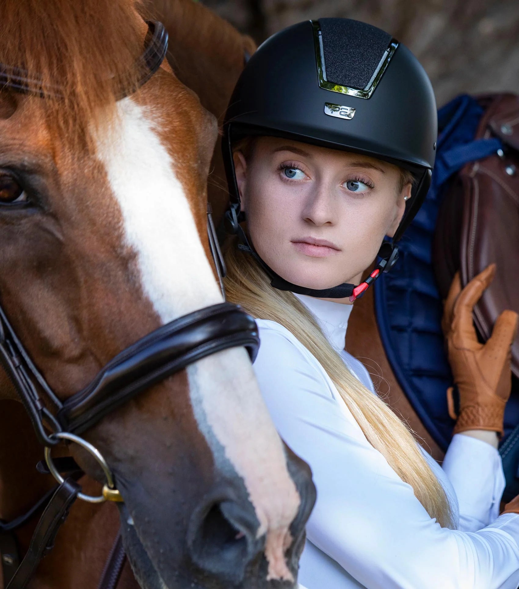 Equestrian helmet: PREMIER EQUINE ODYSSEY Riding Helmet. Safety and Style for horse riding. Horse and rider focus. #Equestrian