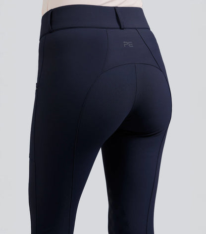 Premier Equine Ofena Navy Riding Breeches: Women's Gel Knee, Stylish Equestrian Apparel