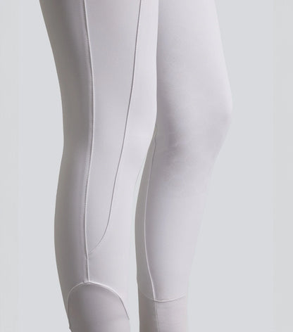 Premier Equine White Ofena Women's Gel Knee Competition Riding Breeches: Stylish, high-performance equestrian apparel.