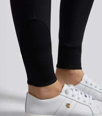 Premier Equine Ofena Black Riding Breeches with Gel Knee Patch & White Sneakers - Equestrian Apparel