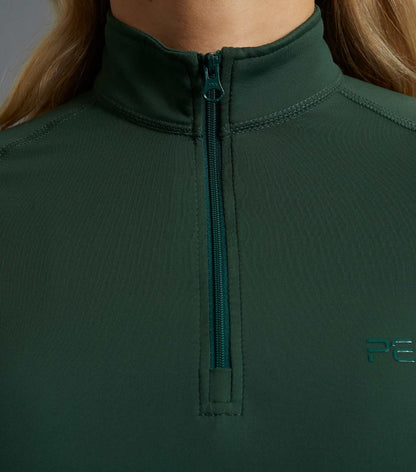 Green Technical Riding Top for Women | Equestrian Performance Apparel