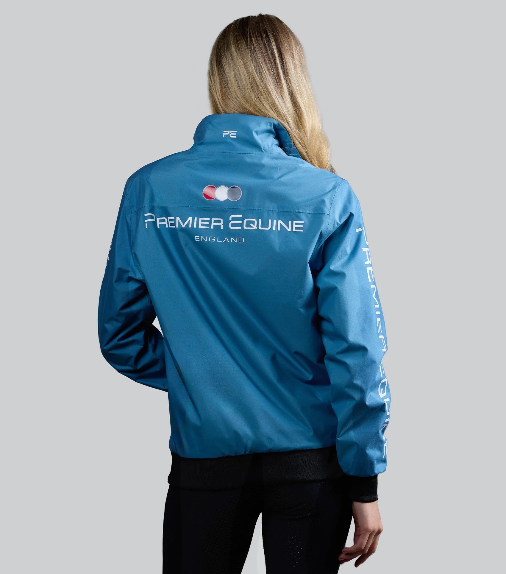 Premier Equine Waterproof Riding Jacket Azure Blue | Women's Equestrian Apparel