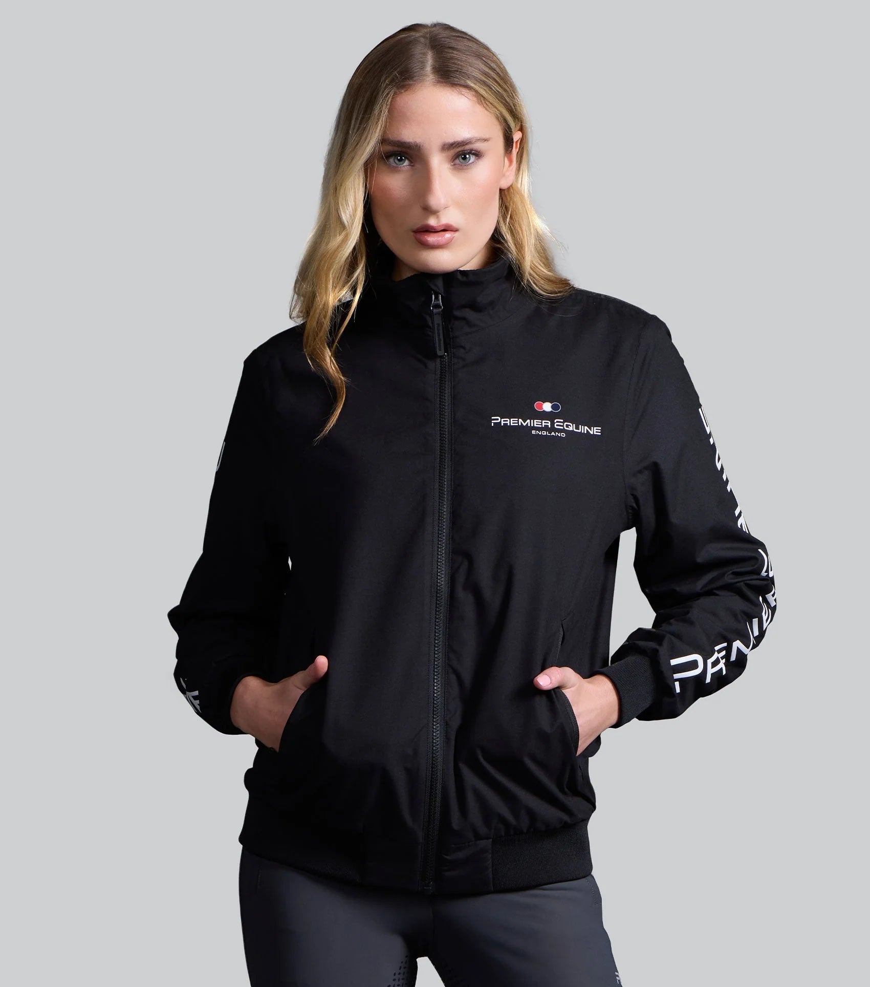 Premier Equine Waterproof Riding Jacket - Black Women's Outdoor Apparel | Equiflair
