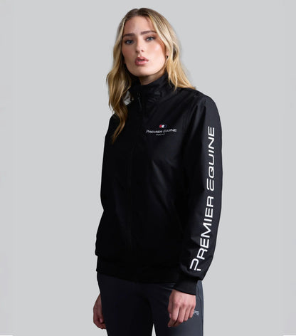 Premier Equine Omnia Women's Waterproof Riding Jacket - Black: High-Performance Equestrian Apparel