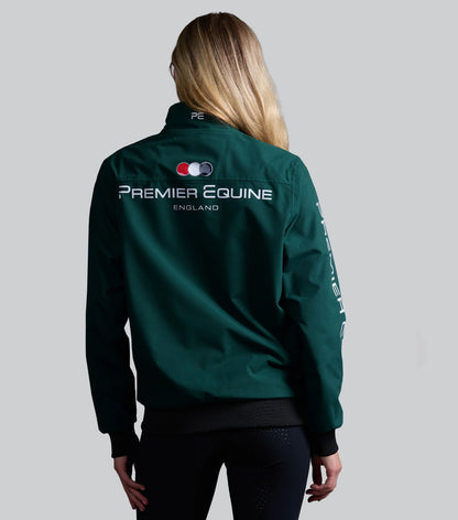 Premier Equine Waterproof Riding Jacket - Women's Green Equestrian Jacket