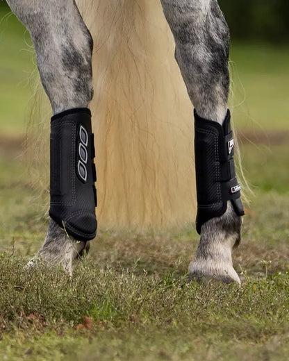 LeMieux Carbon Air XC Hind Boots: Equestrian cross country boots for horse protection. Available at Equiflair