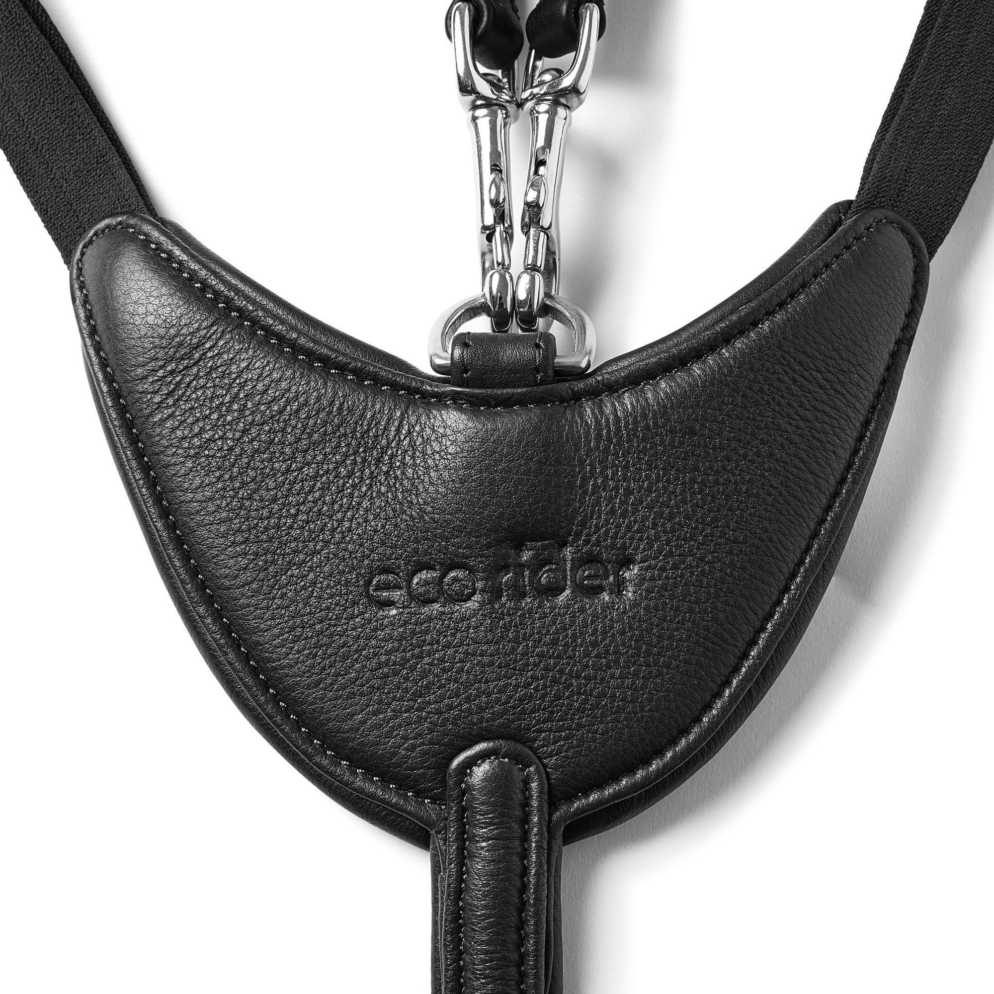 Black Leather Cameo Superlux Horse Breastplate - Comfort & Security | Equiflair