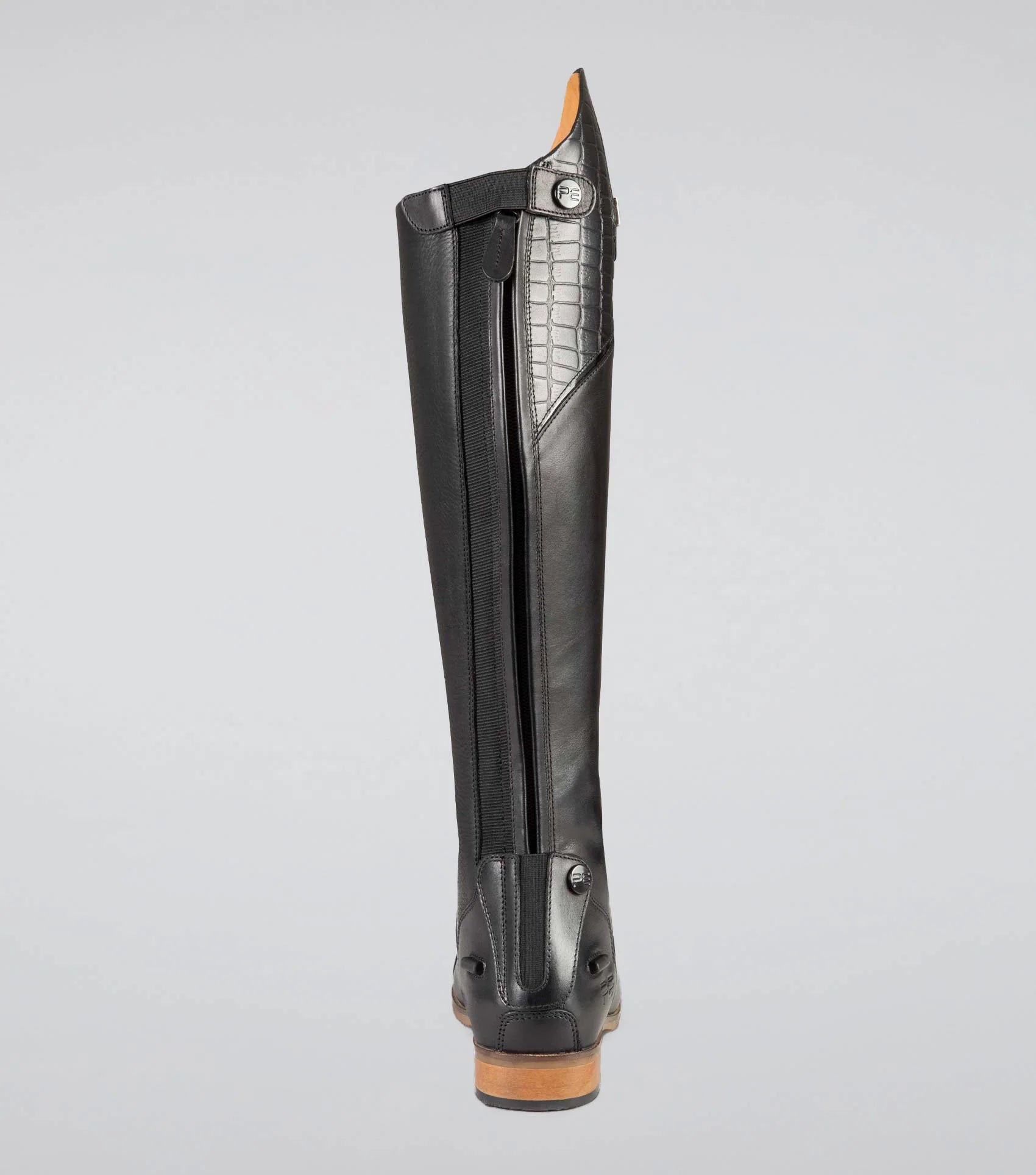 Premier Equine Passaggio Leather Riding Boots Tall Black - Ladies Equestrian Field Boots. Horse Riding Boots