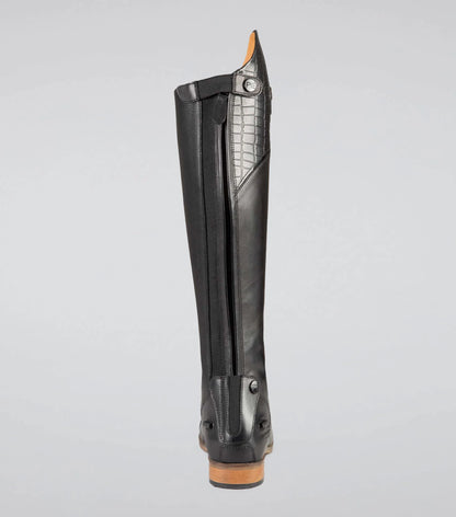 Premier Equine Passaggio Leather Riding Boots Tall Black - Ladies Equestrian Field Boots. Horse Riding Boots