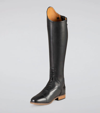 Premier Equine Passaggio Black Leather Tall Field Riding Boot for Ladies | Equestrian Footwear