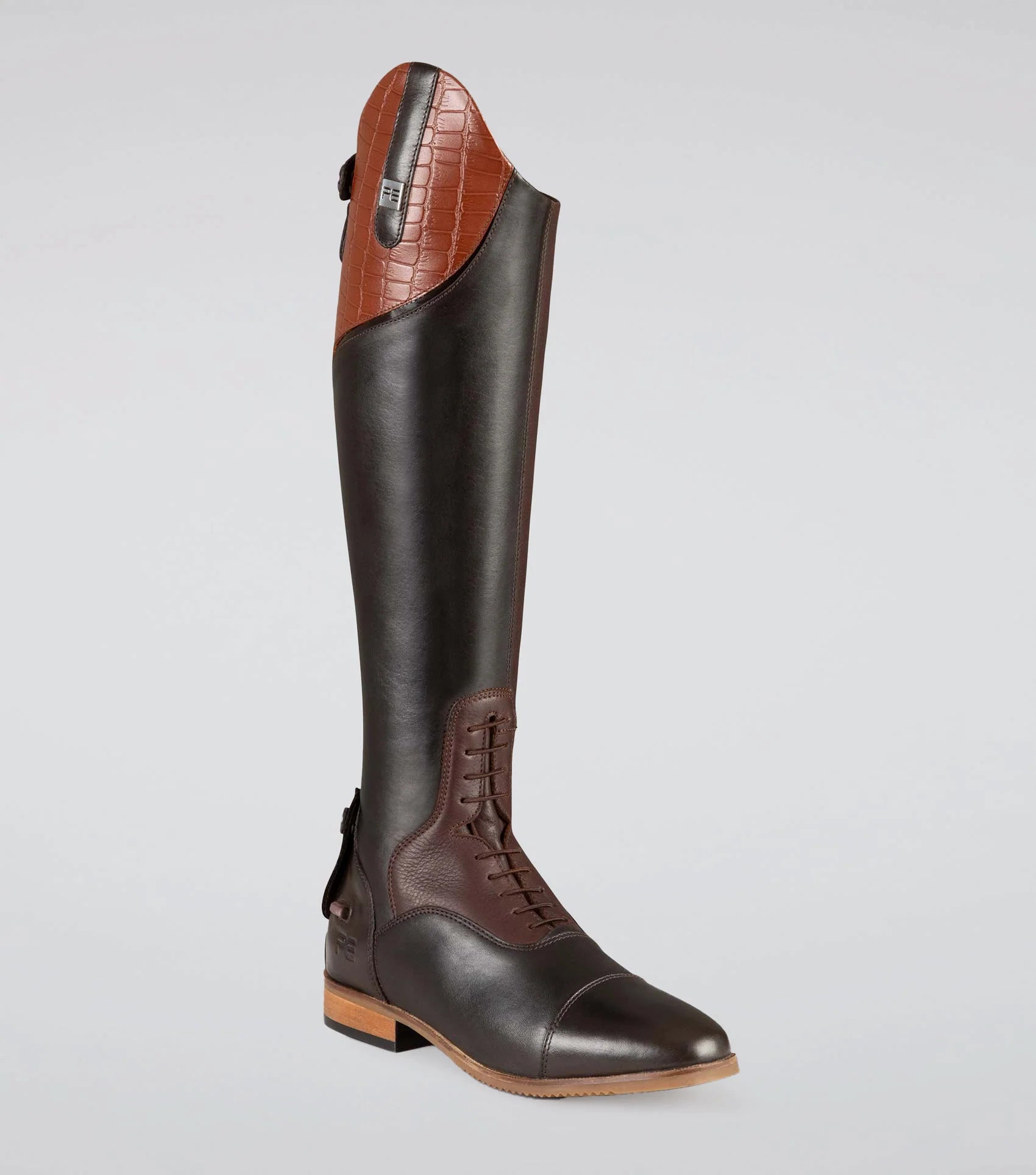 PREMIER EQUINE Ladies Brown Leather Tall Riding Boots | Equestrian Apparel | Comfortable & Stylish Design