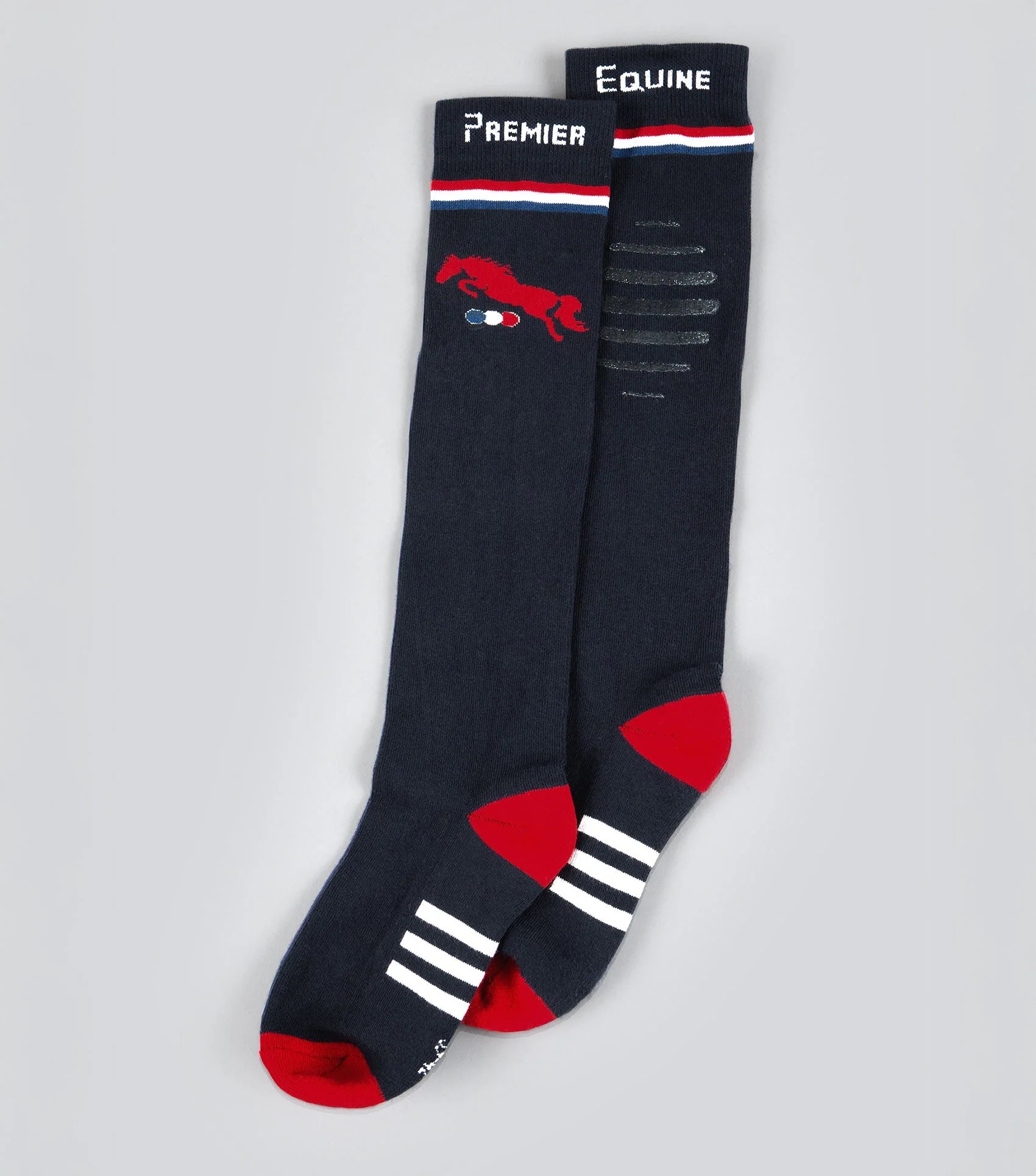 Premier Equine Navy Riding Socks: Knee-High Equestrian Performance Socks