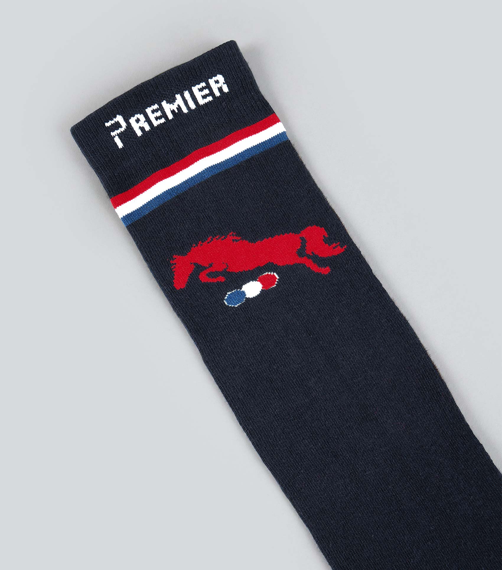 Premier Equine PE Replay Navy Riding Sock - Equestrian Knee High Performance