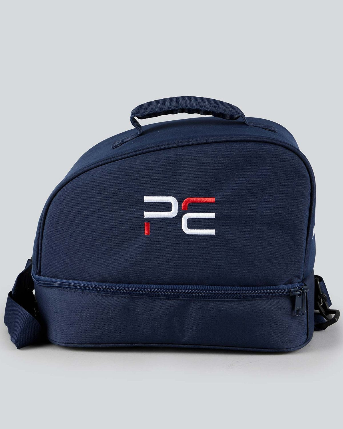 Premier Equine Team Helmet Bag - Navy. Equestrian Helmet Storage, Stylish and Durable.