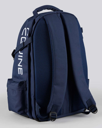PREMIER EQUINE TEAM RUCKSACK NAVY: Durable backpack, visible side pocket & adjustable straps. Comfortable for equestrian…