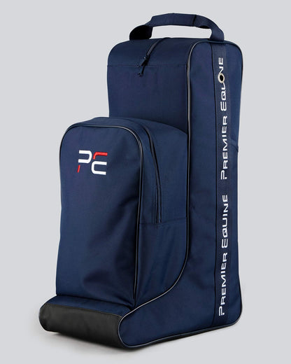 PREMIER EQUINE TEAM TALL BOOT BAG NAVY: Equestrian Riding Boot Storage & Organization